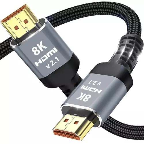 Cablu HDMI 2.0, rezolutie 8K, varfuri placate cu aur, cupru si PVC, negru/gri - imagine 8
